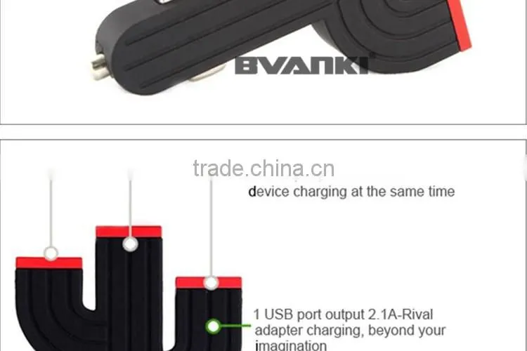 2016 new Electric Type and Mobile Phone Use fast charge cheap price 3 in 1 Car Charger Cactus Triple 3 USB Ports usb Car Charger