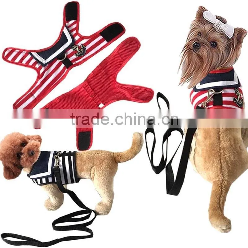 Sailor thoracic dorsal stripe Dogs chest belt pet vest harness