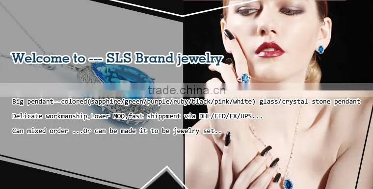 wholesale charm pendant 925 silver jewelry pendant for women roman aquamarine jewelry pendant