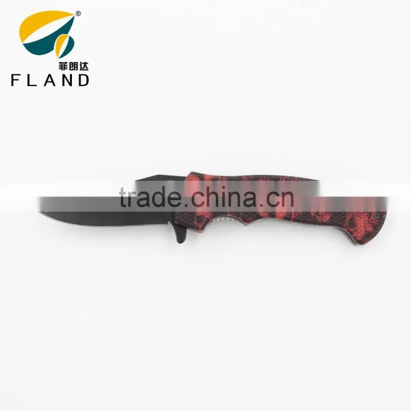 New cool design skull pattern PP handle stainless steel mini pocket knife