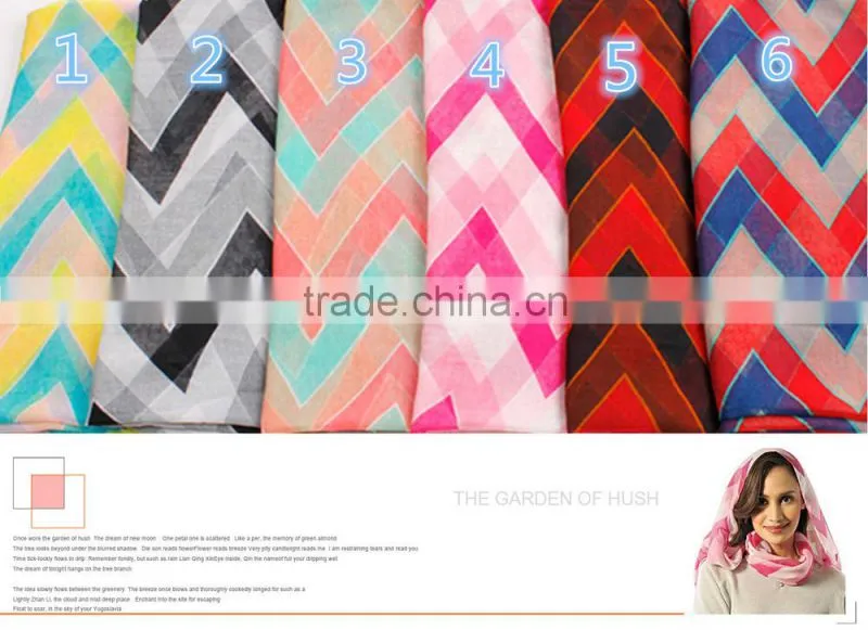 America and Canada Hot Fashion Popular Series Ladies Waved Neck Warmer Infinity Scarf