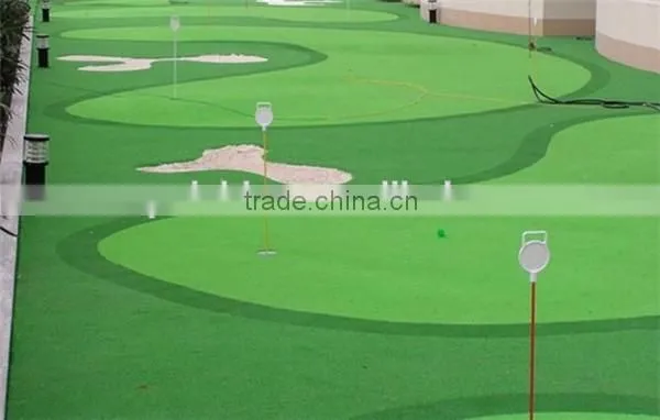High quality PA material Nylon artificial carpet grass for mini golf and landscaping