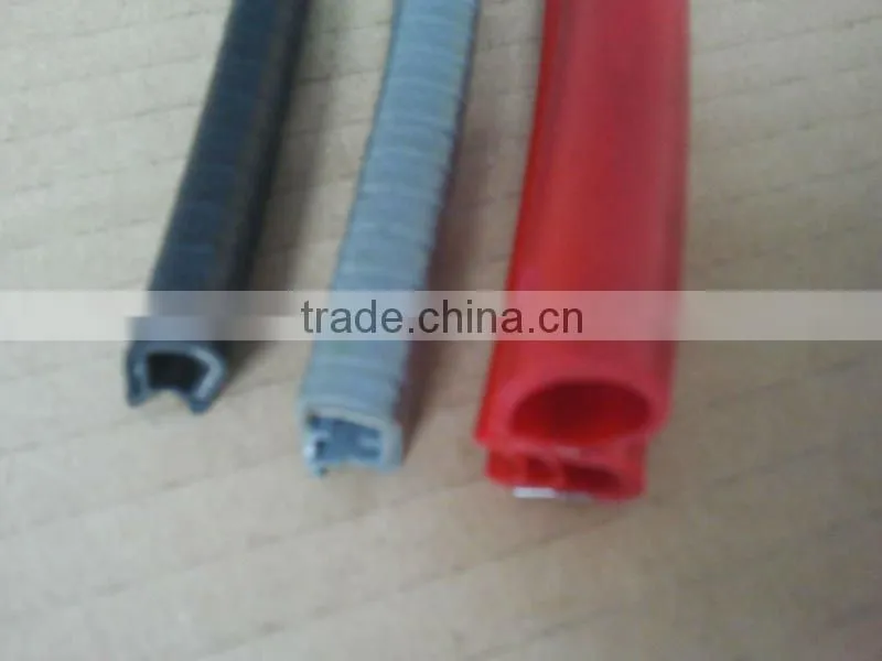 Rubber weather strip for car
