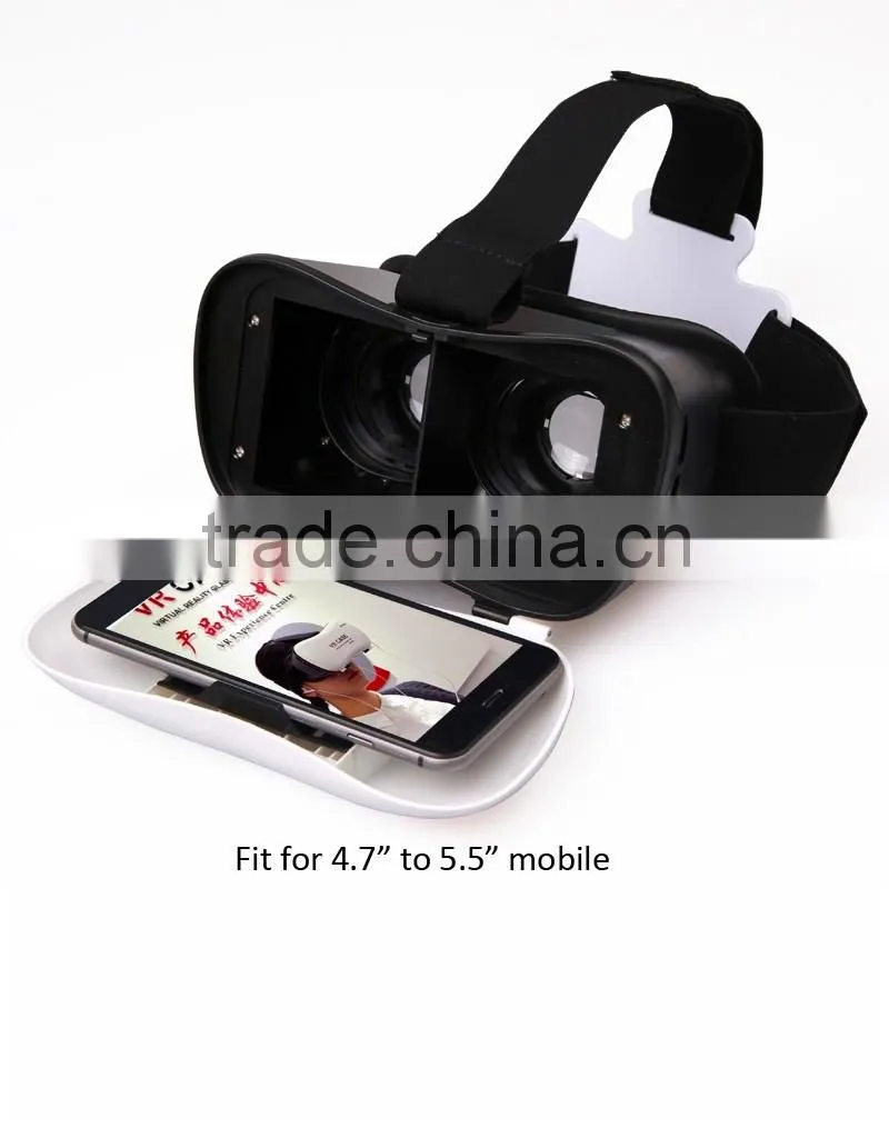 New type vr box 4.0 VR case 5 with a good price is hot selling in 2016