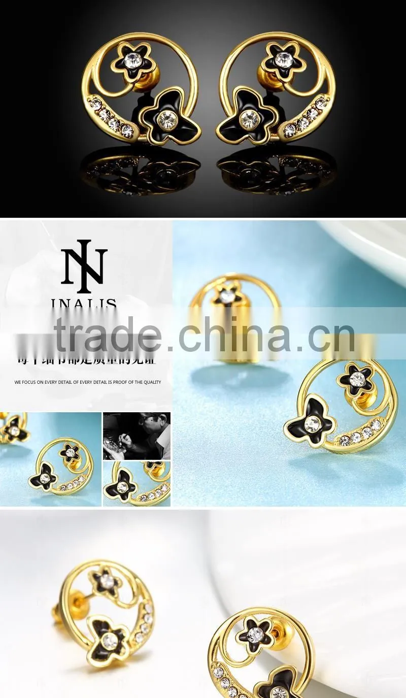 Fashion rhinestone zircon earring for women