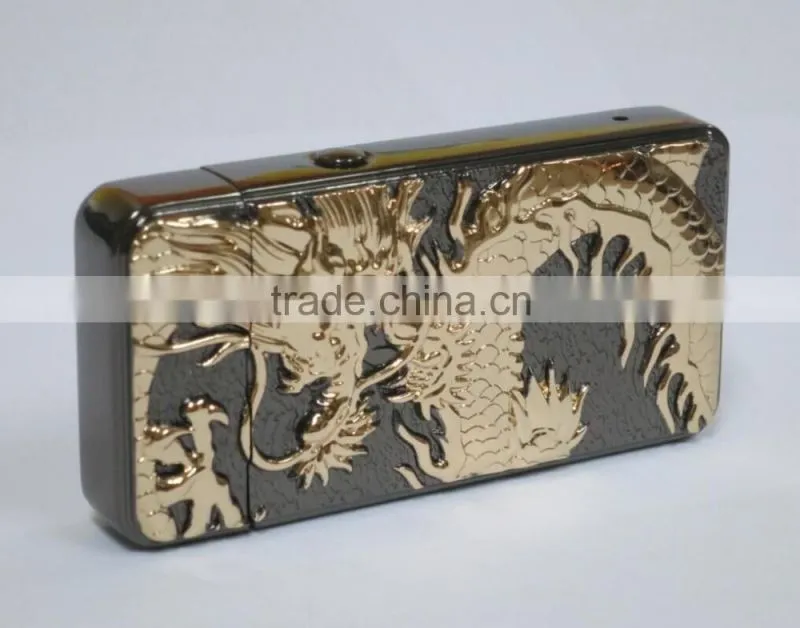 wholesale Dragon post leading rechargeable lighters Electronic cigarette lighter windproof environmental electronic lighter usb