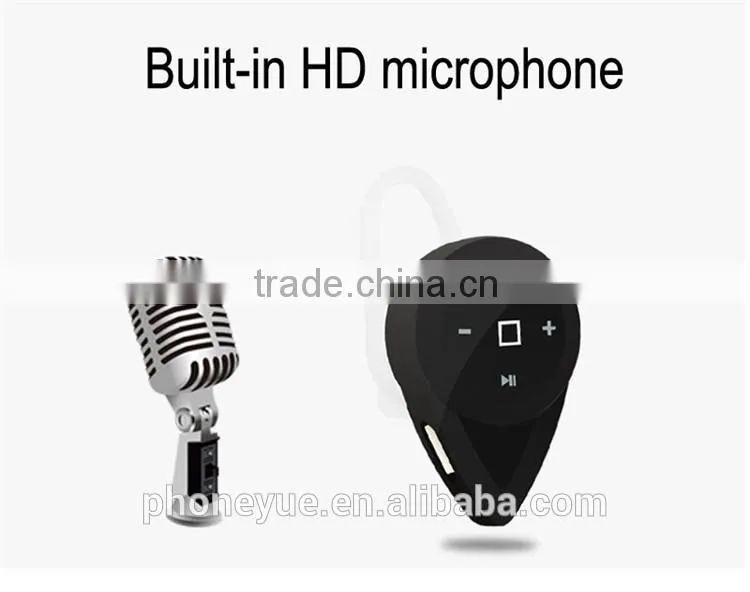 2016 newest design poratble handfree wireless bluetooth headsets headphone