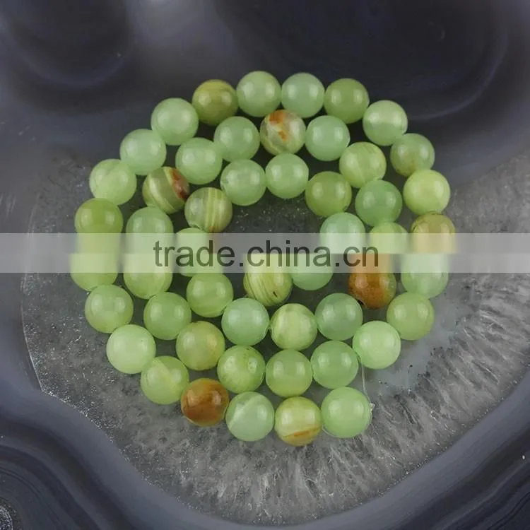 YJ1124 -3 Wholesale Orange Natural dyed jade stone bead strand