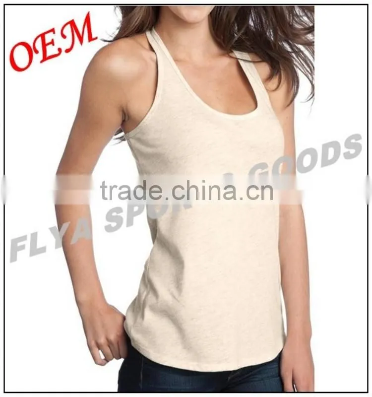 Customized eco-friendly athletic women gym singlet, women bodybuilding vest wholesale