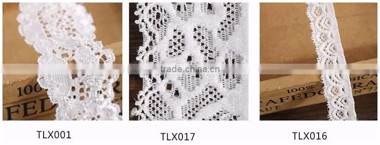 Welcome Customize Trim,New Design Creamy White DIY Fashion Chemical Water Soluble U Neck Lace Trim Applique for Garment