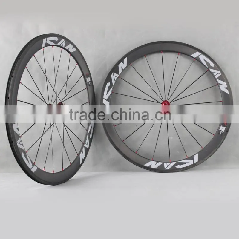 70C Pro carbon road bike wheelset,Tubeless 50mm clincher Road racing wheelset