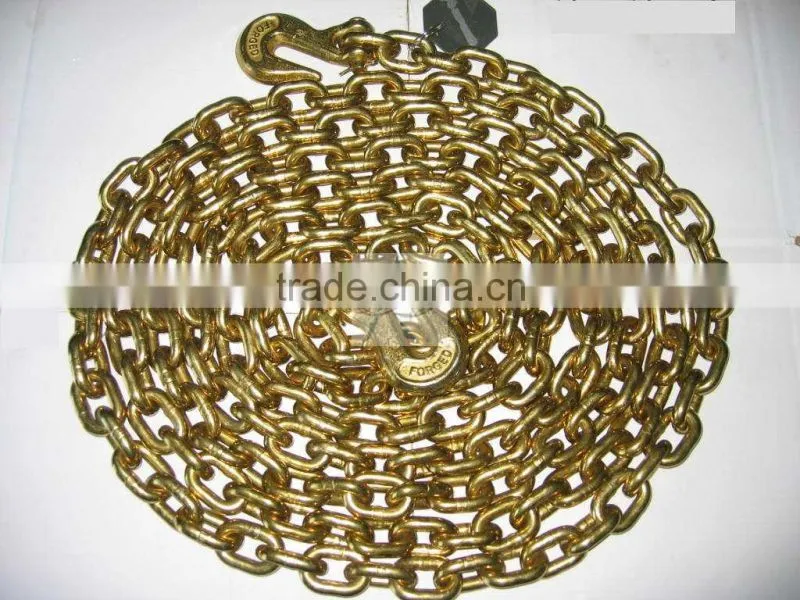 gold color G80 TIE DOWN CHAIN
