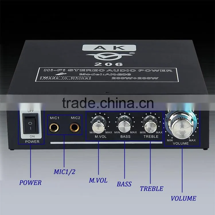 usb microphone adapter pd310 YT-206 with karaoke