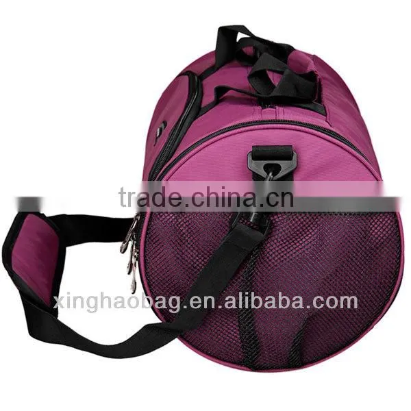 2014 Korean style wholesale custom sports bag with shoe compartment