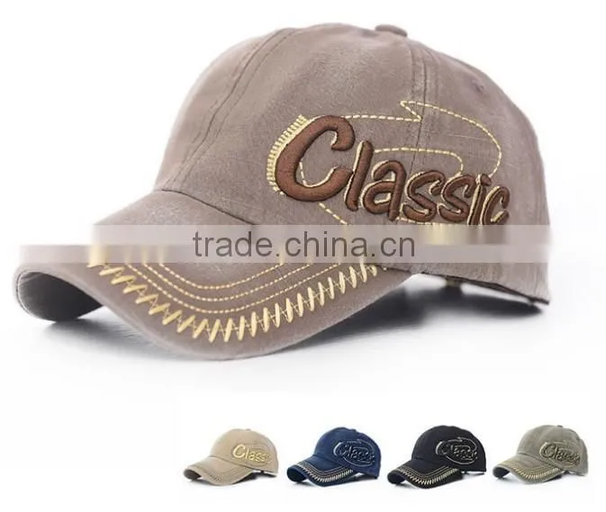 High quality 2016 Spring 100% Cotton Baseball Hat