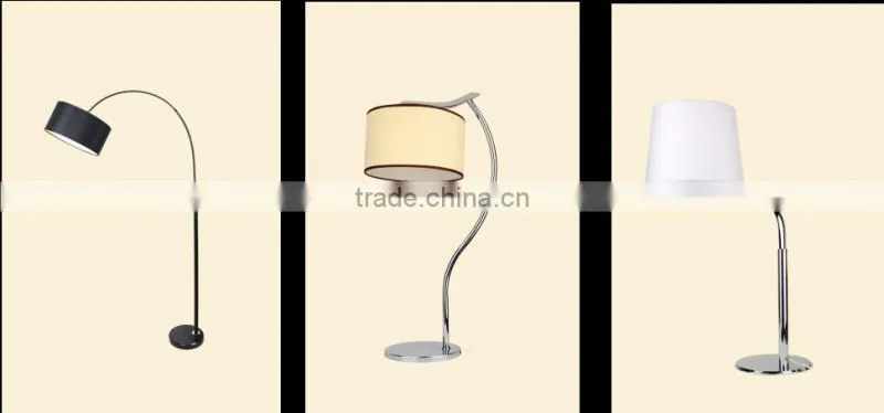 Home Decorative Table Lamp Made In China Metal Table Lamp With Fabric Shade Modern Table Lamp RT6009