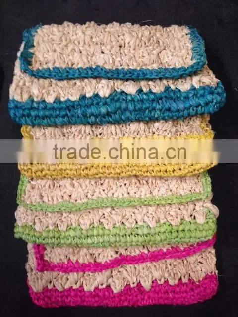 Thailand handmade soft straw bag fashionable and unique clutch