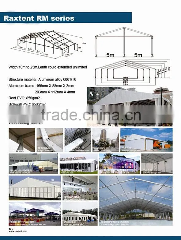 pagoda PVC tent with logo printing
