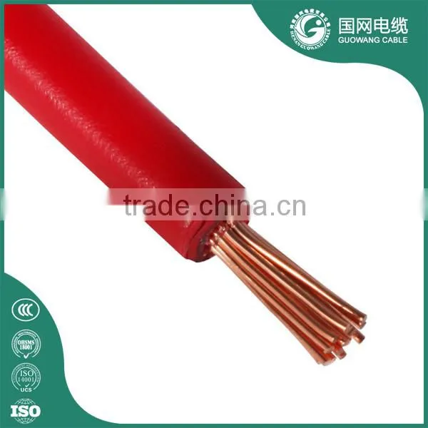 Copper conductor pvc coated wire