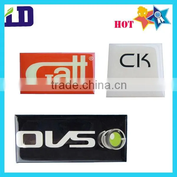 PVC magnetic sticker badge