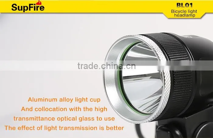 SupFire dual-use powerful led headlamp & bicycle light