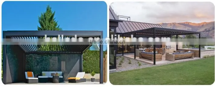 automatic aluminium louver roof that open and close