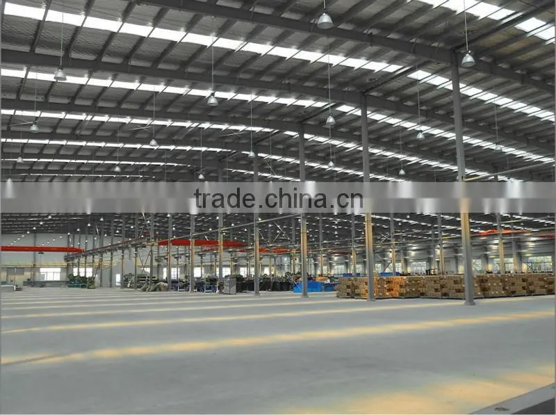 ISO9001-2000 high quality prefabricated steel structure frame warehouse