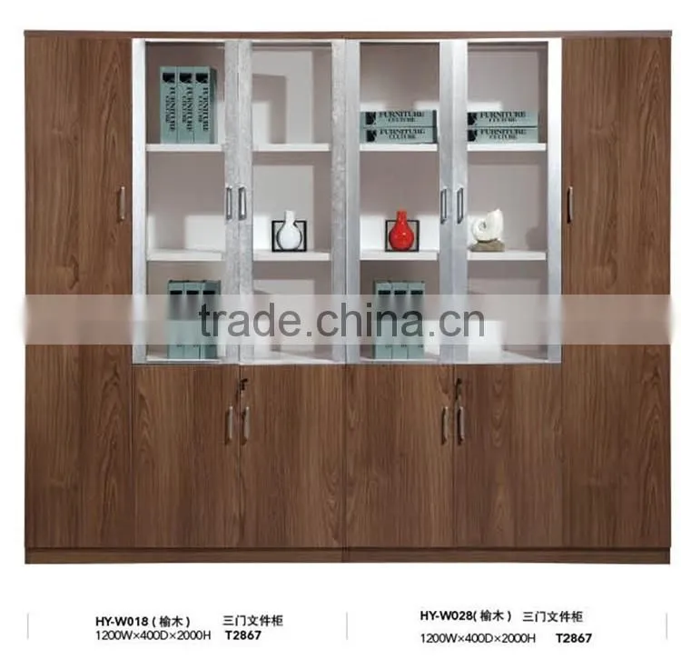 Saving place glass display cabinet
