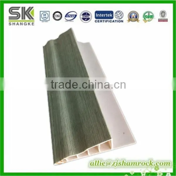 pvc wall skirting / pvc clip / pvc skirting board