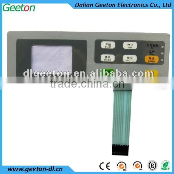Polyester Tactile Transparent Window Thin Film Switches With PCB Circuit