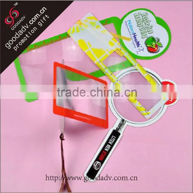 New business idea low price promotional pvc magnifying glass