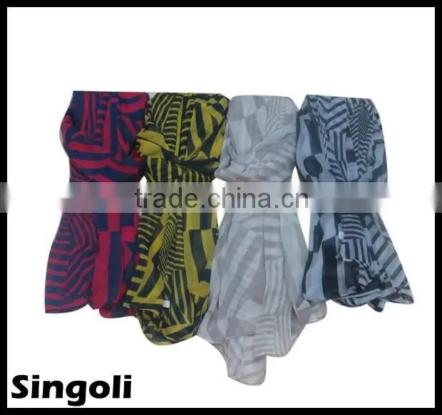 Trendy 2014 fashionable ladies cotton scarf