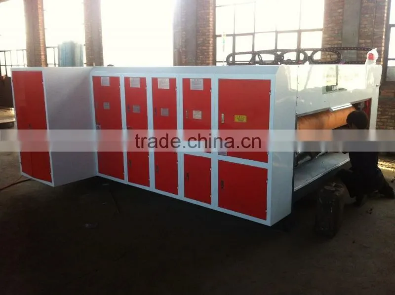 Automatic multifunction water ink cardboard printing machine/ pizza carton box making machine