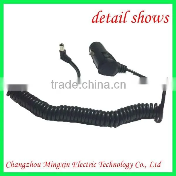 High Quality battery car charger with cable output 12v car cigarette lighter power adapter