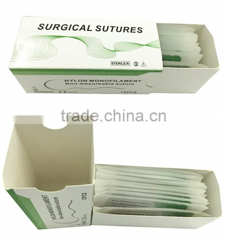 Nylon(Catgut/PGA/PDO/Silk) Surgical Suture without Needle