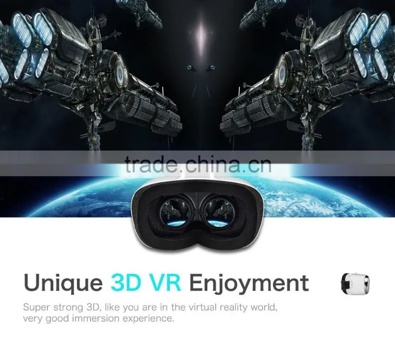 2016 Factory Wholesale 3D vr glasses VR Box 2.0 Virtual Reality Glasses & Bluetooth glasses