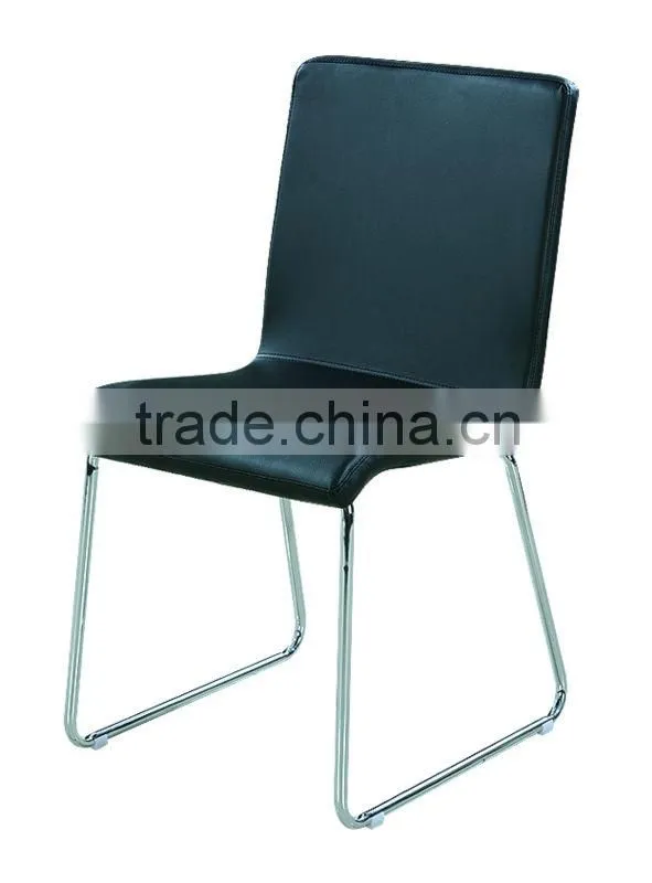 2014 metal frame leather dining Chair