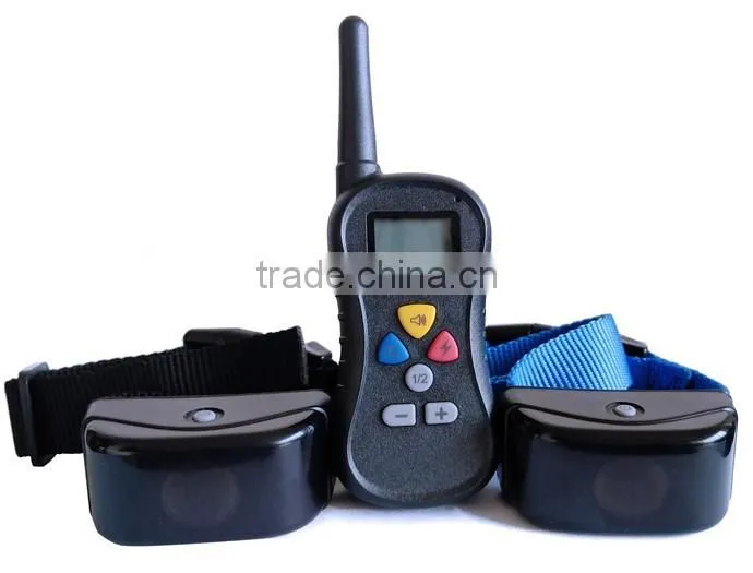 Lorewin-Dog Trainer 300M for 2 Dogs Pet Dog Remote Control Training Collar