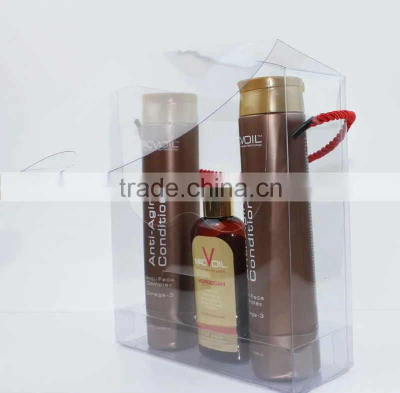 New Hair Care Set Clear Hanging Packaging