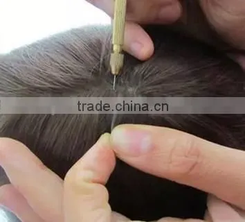 Alibaba China hot selling new products 5" Clip in full lace clouse wiht many wearing method