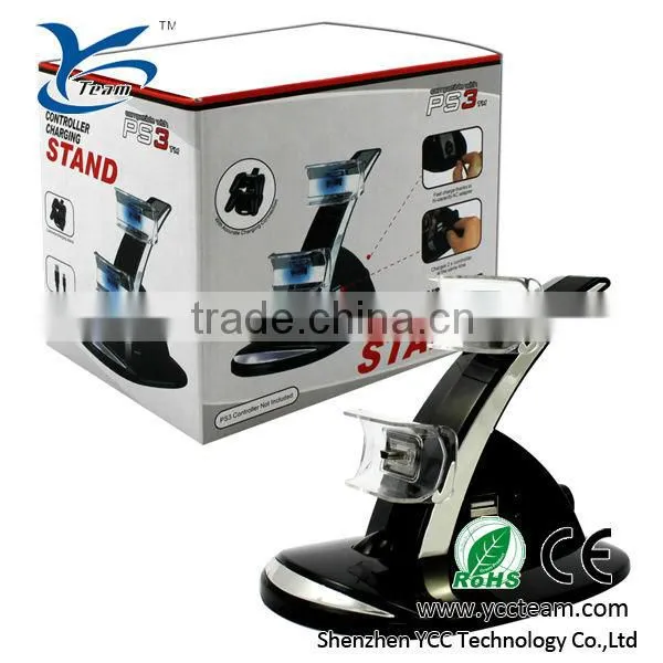 Dual charging dock station for PS3 wireless controller