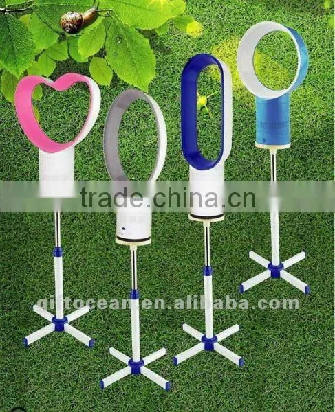 6" portable usb desk fan with led light with mirror