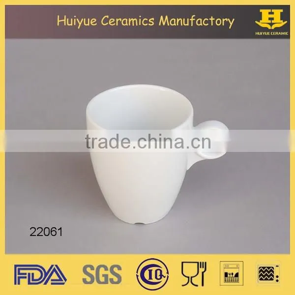 porcelain plain mug, coffee mug, plain coffee mug with handle