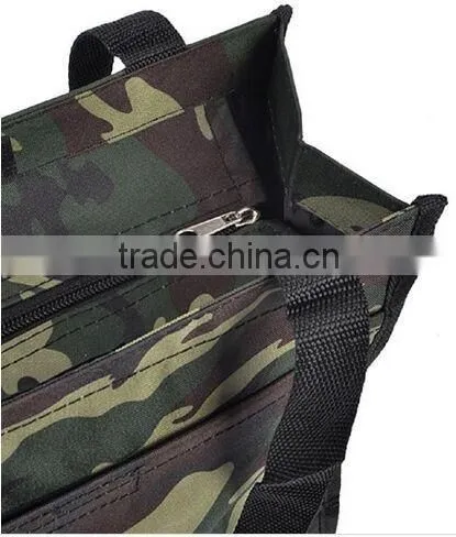 zippered printed tote bag for men and women