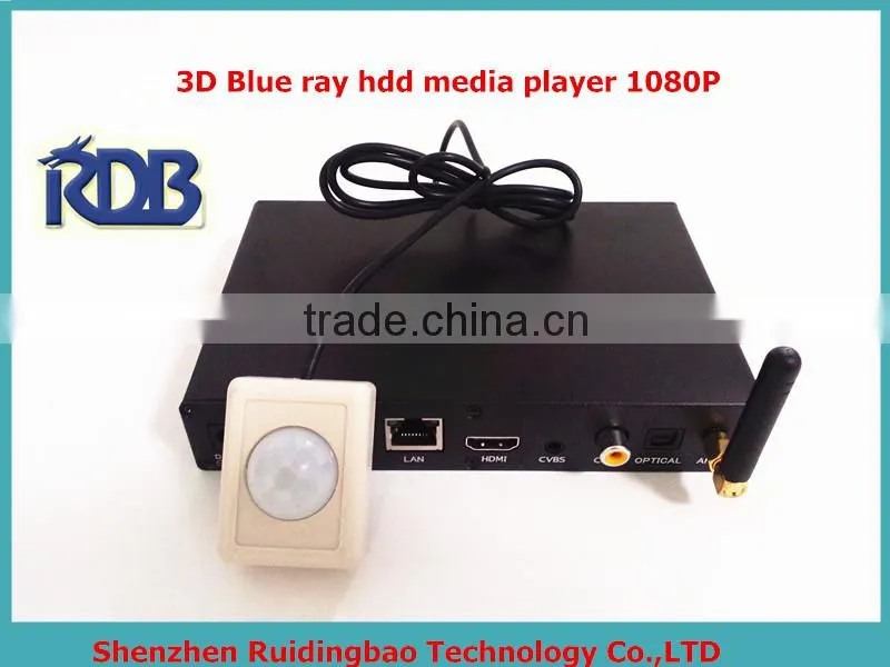 RDB hot new products for 2015 Good quality 3D Blue ray hdd media player 1080P DS009-71