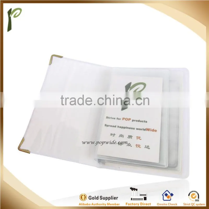 Hot selling style PU/Real genuine leather business card wallet / credit gift card purse, pouch, card holder, cardholder