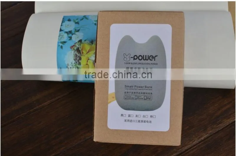 New chiristmas gift cute dragon cat portable power bank 20000mah