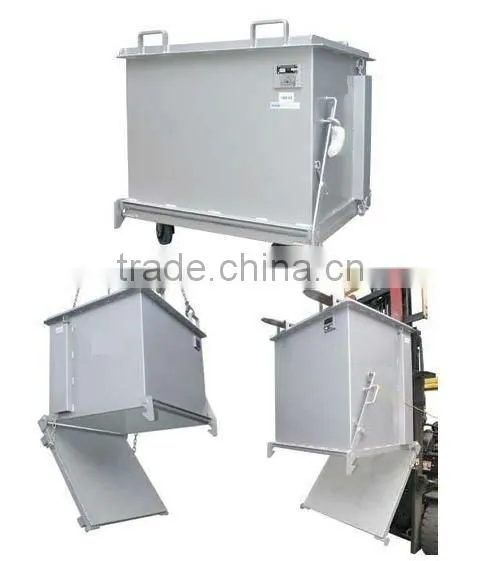 Forklift Bottom Open Skip Waste Bin