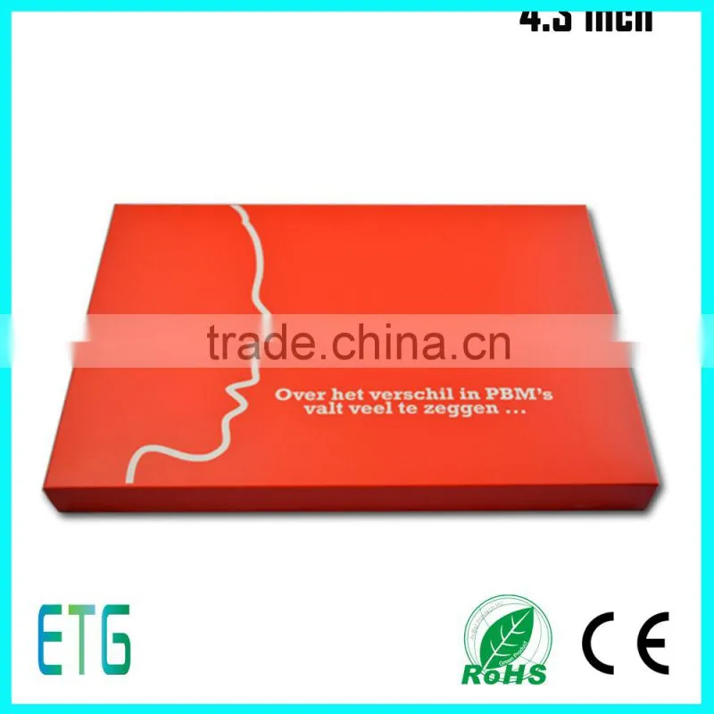 lcd video card for greeting