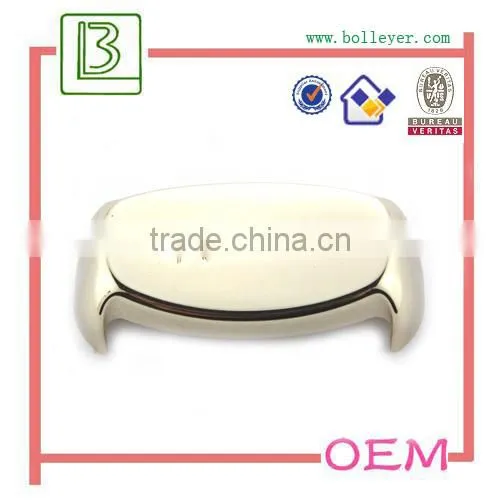 metal nameplate with company logo for bag